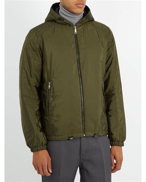 men's 2011 hooded polyester padded prada jacket|Prada Hooded Padded Jacket .